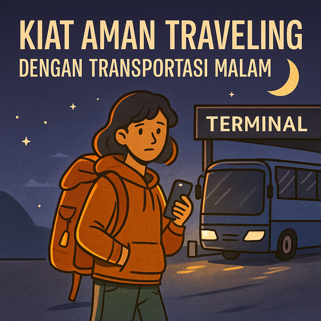 Kiat Aman Traveling dengan Transportasi Malam