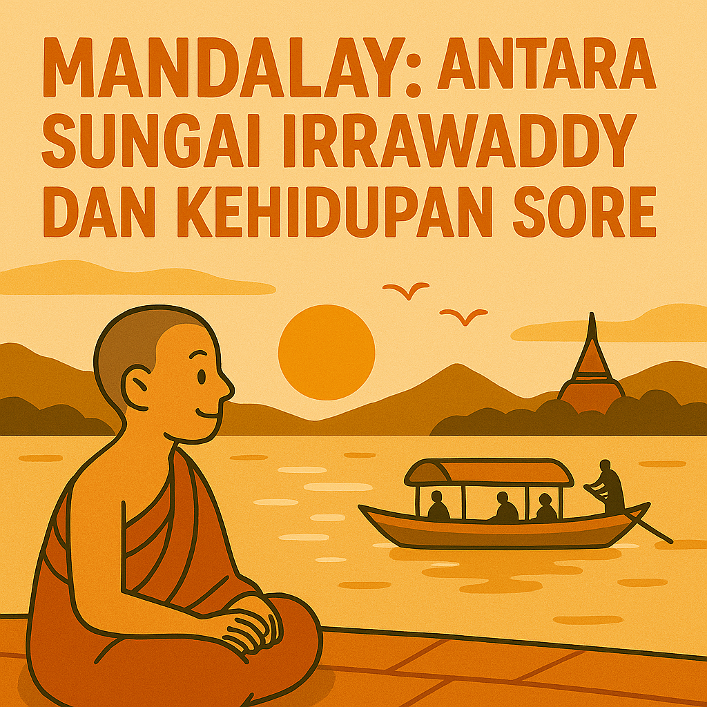 Mandalay: Antara Sungai Irrawaddy dan Kehidupan Sore