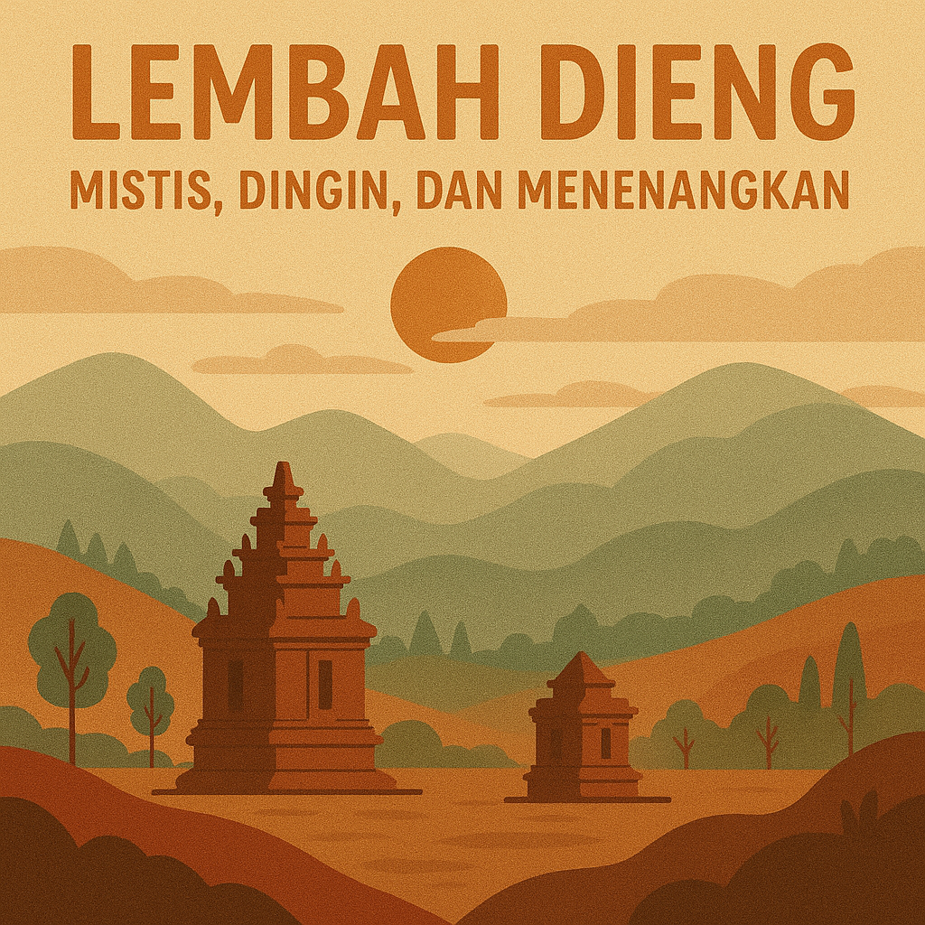 Lembah Dieng: Mistis, Dingin, dan Menenangkan