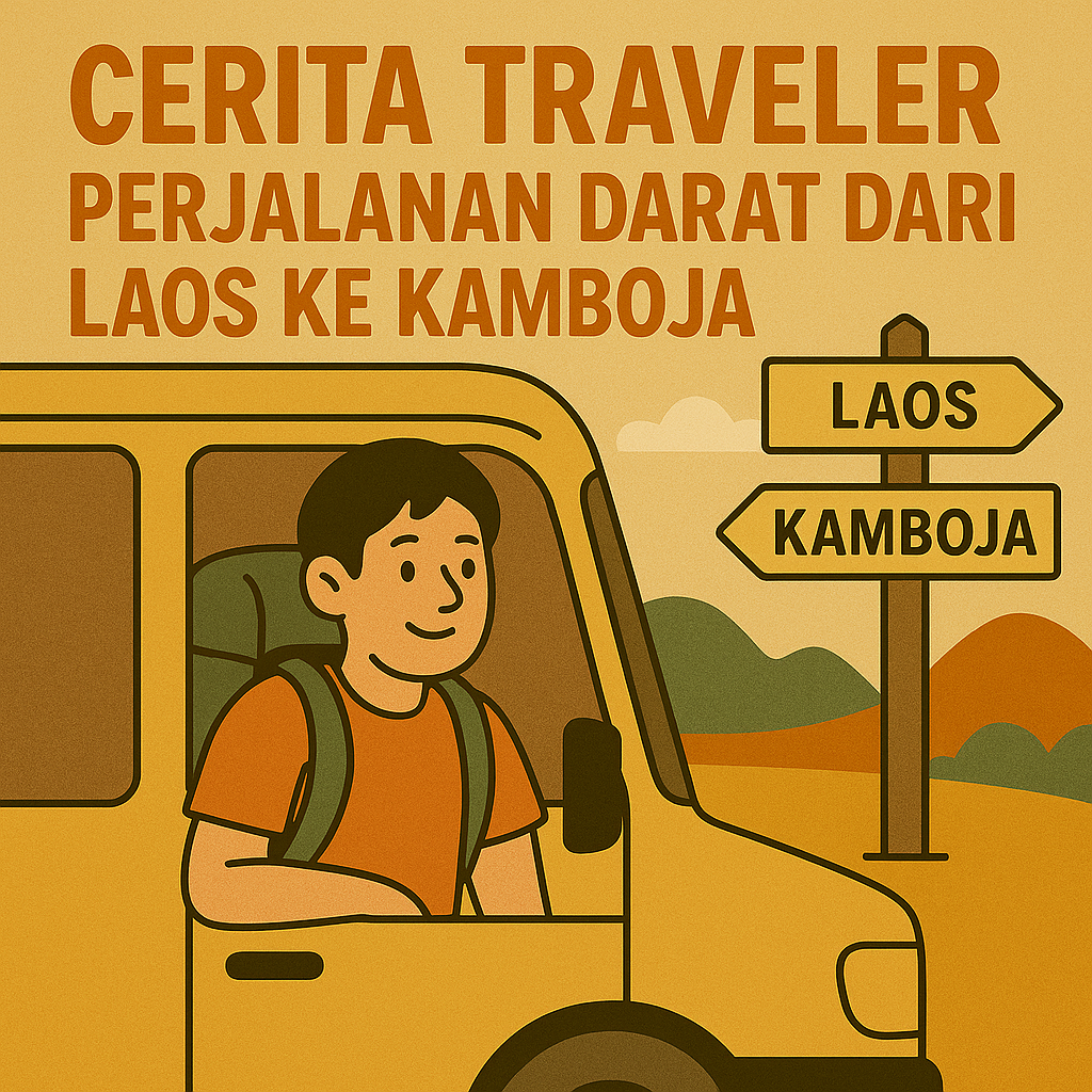 Cerita Traveler Perjalanan Darat dari Laos ke Kamboja