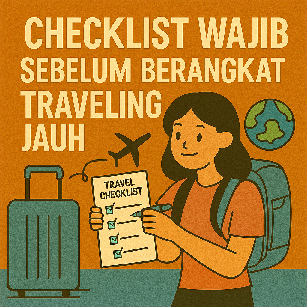 Checklist Wajib Sebelum Berangkat Traveling Jauh