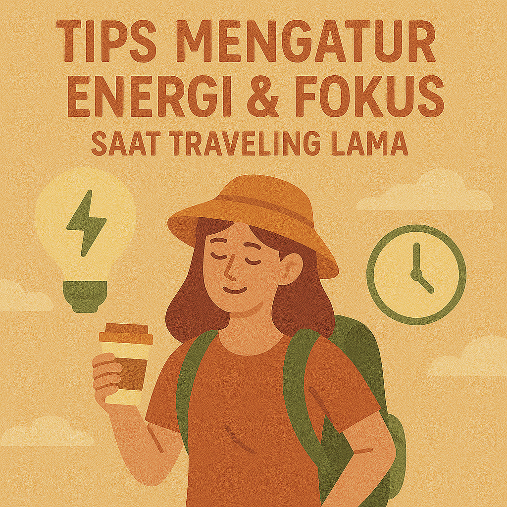 Tips Mengatur Energi &amp; Fokus Saat Traveling Lama