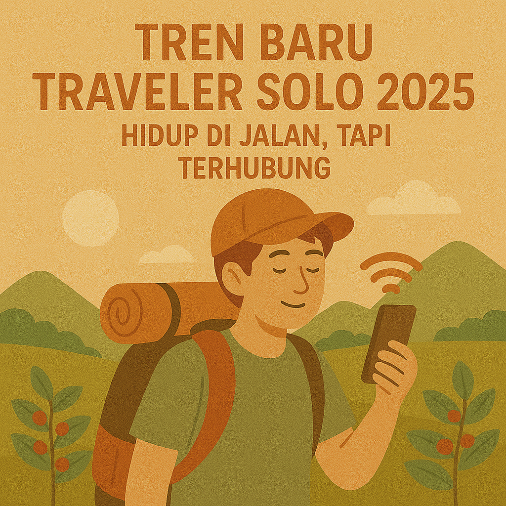 Tren Baru Traveler Solo 2025: Hidup di Jalan, Tapi Terhubung