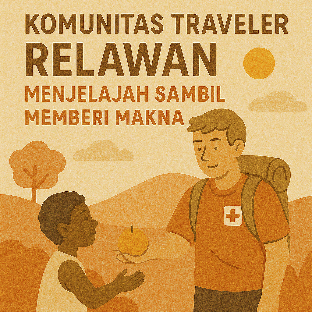 Komunitas Traveler Relawan: Menjelajah Sambil Memberi Makna?