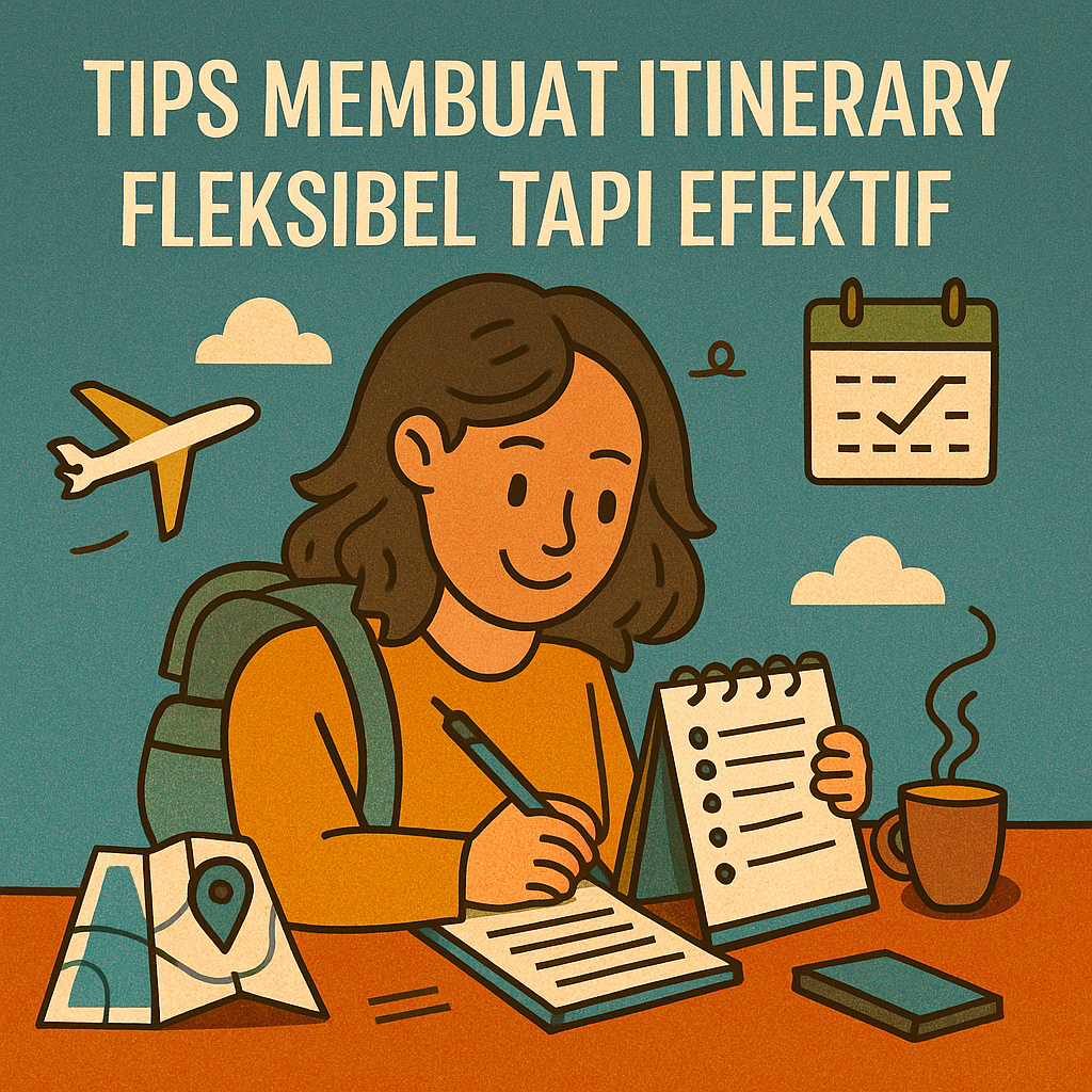 Tips Membuat Itinerary Fleksibel tapi Efektif